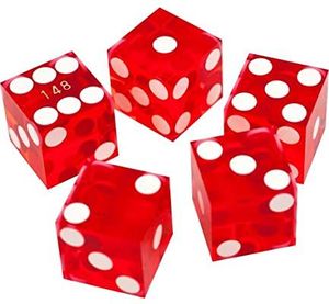 ชุดลูกเต๋าเรซิ่นใสระดับพรีเมียม ดีไซน์คริสตัลโปร่งใส สไตล์อาร์ตเดโค ทนทาน เป็นมิตรกับสิ่งแวดล้อม ทำด้วยมือ สำหรับตกแต่งบ้านและร้านอาหาร - Product Image 1