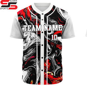 Uniforme de baseball en gros d'usine Free Palestine Design Chemise de baseball pour hommes Maillot de baseball personnalisé - Product Image 5