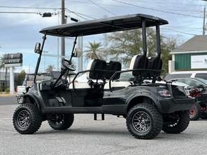 Carrito de Golf Eléctrico Elevado de 4+2 Pasajeros (3-4 Asientos) con Aire Acondicionado 48V para Exteriores, Modelo 2026 de Venta Especial para Empresas - Product Image 3