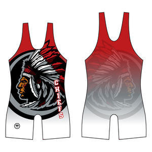 Singlet de gymnastique léger et extensible à 4 voies Design personnalisé Singlet de lutte par sublimation Dernière offre - Product Image 5