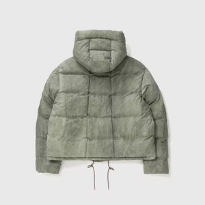 Veste matelassée à capuche chaude d'hiver, prix d'usine en gros OEM, imperméable et coupe-vent, style streetwear tendance - Product Image 2