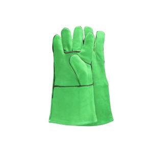Gants de soudage en cuir de vachette fendu bon marché d'usine Gants de travail en cuir respirant pour la protection des mains pour hommes - Product Image 1