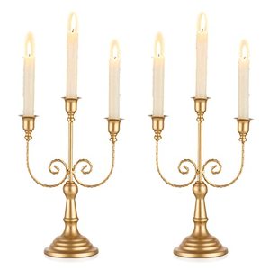 Candelabro LANJO de Estilo Americano, Hecho a Mano, de Hierro, Duradero, Resistente al Calor, Ecológico, Vintage, para Pascua, Navidad y el Hogar - Product Image 1