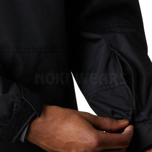 Venta caliente MOQ bajo Anorak chaqueta Color sólido hombres Anorak chaqueta de invierno a prueba de viento Anorak chaqueta - Product Image 4