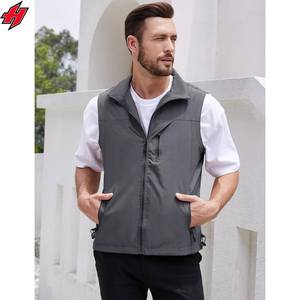 Chalecos de lana de invierno para hombre, chalecos gruesos y cálidos, prendas de vestir informales, chalecos térmicos Softshell, chaqueta sin mangas para hombre, ropa - Product Image 3