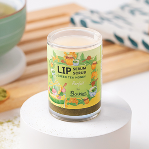 Lip Scrub Lip Blam Lip Scrub Serum Green Tea Honey Size 5 Grams Make Your Mouth Smooth Nourishing Nutrient Mango Powder Premium