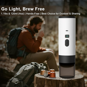 Cafetera Espresso Portátil de Cápsulas, Cafetera de Viaje Manos Libres, Cafetera Espresso Autocalentable para Coche con USB-C para Camping - Product Image 6