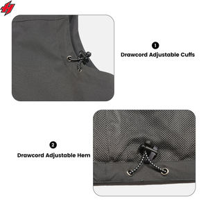 Automne et hiver Sports Slim chaud gilet veste décontractée avec tissu en toile détachable Logo personnalisé broderie nouveau Design de mode - Product Image 6