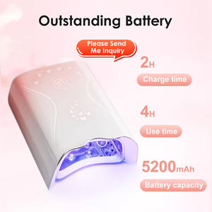 Yaqin Top Ranking OEM/ODM Professional Gel <strong>Nail</strong> Dryer 115W 5200mAh Rechargeable Butterfly Cordless <strong>Uv</strong> Led Light <strong>Lamp</strong> for <strong>Nails</strong> - Product Image 3