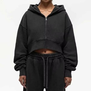 Ensemble de survêtement pour femme avec logo personnalisé, sweat à capuche zippé effet vieilli, jogging, ensemble deux pièces, ensemble de survêtement pour femme, ensemble de survêtement pour femme 2026 - Product Image 6