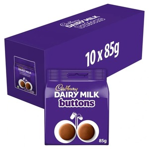 Cadbury Giant chocolate Buttons Bag - 85g (Pack of 10) - Product Image 3