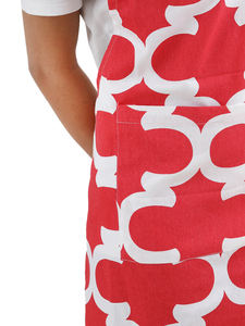 100% Cotton Sleeveless Printed <b>Apron</b> for Hotel <b>Kitchen</b> Outdoor Use Durable and Stylish <b>Kitchen</b> Cleaning Accessory - Product Image 4