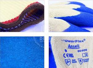 Ansell powerflex 80-600ถุงมือตัดทนทาน Aramid, ทนทานผสม, สบายกับประสิทธิภาพการยึดเกาะแน่น - Product Image 6