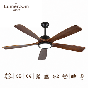 Ventilador de Techo de 60 Pulgadas con Luz, Aspas de Madera Sólida, Control Remoto por Aplicación, Motor DC Silencioso, LED Regulable, Disponible en EE. UU. - Product Image 4