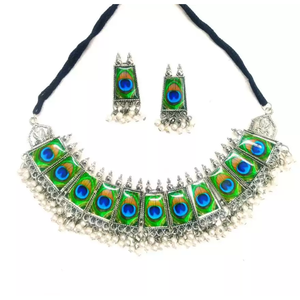 Collier Patti Peacock, accessoire élégant pour les soirées - Product Image 2