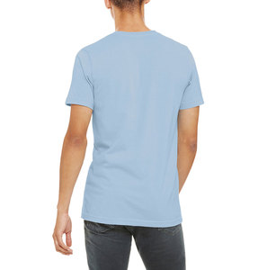 Bella + toile unisexe Tri-Blend T-Shirt en gros Logo personnalisé 100% coton T-Shirt pour les hommes - Product Image 4