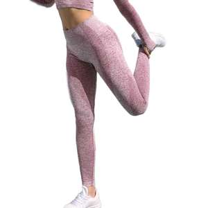 ชุดเล่นโยคะ2ชิ้นสำหรับผู้หญิงเสื้อผ้าเล่นกีฬาเลกกิ้งออกกำลังกายฟิตเนสระบายอากาศได้โลโก้ออกแบบได้ตามต้องการ - Product Image 5