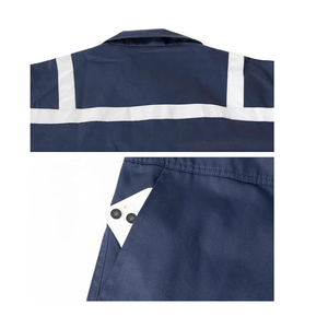 Overol reflectante OEM con traje antiestático a prueba de fuego, ropa impermeable ignífuga, ropa de trabajo industrial cómoda - Product Image 5