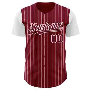 Uniforme de béisbol deportivo a rayas clásico sublimación malla Retro transpirable Club grupo compra uniforme de béisbol personalizado para hombre - Product Image 2