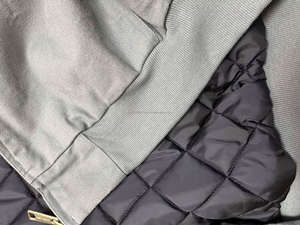 Manteau de travail unisexe à capuche Carhartt, style Detroit classique, avec boutons, en toile tendance, design à revers américain, pour un look décontracté - Product Image 6