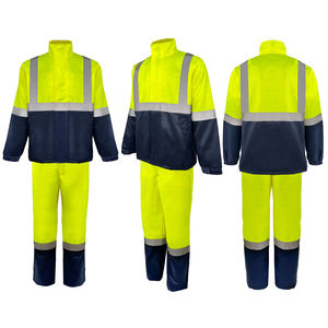 Vêtements de travail réfléchissants haute visibilité pour hommes, uniforme de sécurité, vêtements de travail industriels de protection, logo personnalisé pour uniforme de travail - Product Image 4