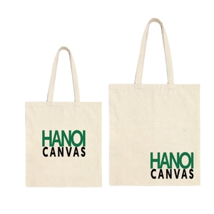 Eco-Friendly Recycled Cotton Canvas Tote <b>Bag</b> Custom Logo Printed <b>Foldable</b> Handled Reusable Shopping or Gift <b>Bag</b> - Product Image 4