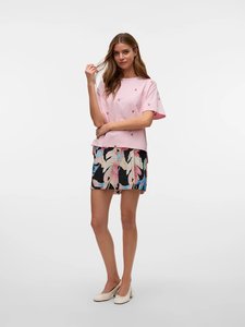 Camiseta personalizada para mujer con diseño de bordado, 100% algodón de alta calidad, salida de fábrica ecológica para camisetas con logotipo de verano - Product Image 4