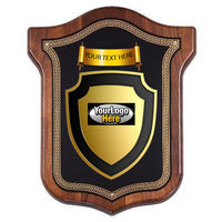 Plaque de conception OEM avec imprimé, gravé pour souvenir, prix, plaque de bouclier en bois vierge Offre Spéciale par Power Hint