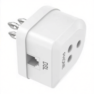 Filtro ADSL de Tres Polos con Enchufe Blanco, Accesorios Telefónicos, Modelo 00201162 - Product Image 2