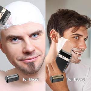 Rasoir électrique étanche à double lame pour hommes, sans fil et rechargeable par USB, tondeuse à barbe pour le visage, IPX7 - Product Image 2