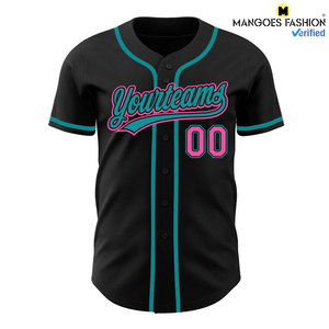 Conjunto de uniforme de béisbol/softbol para adultos personalizado con estampado digital transpirable con cuello en V alta calidad 100% poliéster ropa deportiva - Product Image 2