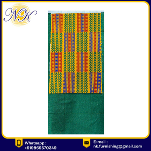 Vente populaire décontracté africain brodé Meba Wo combinaison Obama imperméable Polyester/coton tissu tissé à la main Neelkamal - Product Image 2