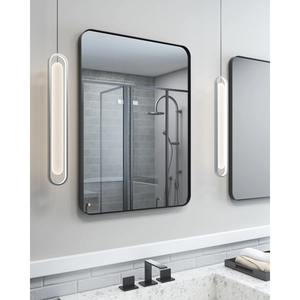 Modern Gold Square Art Deco Wall <b>Mirror</b> Metal Frame Wedding Bathroom <b>Vanity</b> Decor <b>Large</b> - Product Image 4