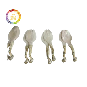 Cuillère à caviar en nacre de haute qualité de luxe cuillère à coquille perle café cuillère à dessert cuillère à café - Product Image 5