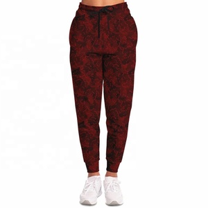 Pantalon de jogging fuselé en molleton respirant épais délavé à l'acide avec logo personnalisé brodé pour homme - Product Image 3