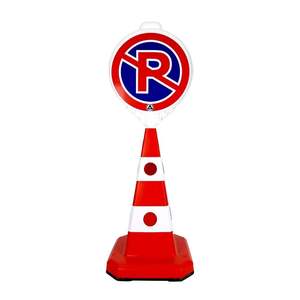 Panneau rond en plastique réfléchissant avec impression recto-verso pour la sécurité routière - Product Image 4