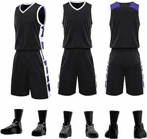 Uniformes de Baloncesto Reversibles Personalizados 2025, Jersey Unisex 100% Poliéster Transpirable Antibacterial sin Mangas para Primavera/Otoño - Product Image 5