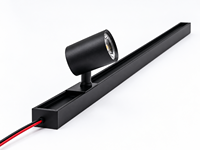 Lampu Sorot LED Magnetik Mini Premium 5W CRI90 Tinggi, Dapat Diredupkan, Berbahan Aluminium untuk Penerangan Etalase Perhiasan