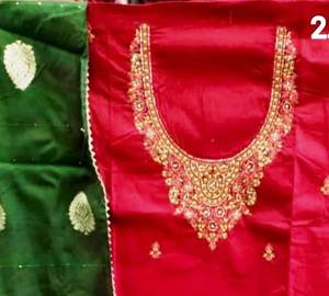 Vestido Tradicional Indio de Diseño Moderno, Bordado a Mano, para Fiestas, Talla Única, de Alta Calidad, con Protección Solar, Sin Costuras, de Algodón Jam - Product Image 3