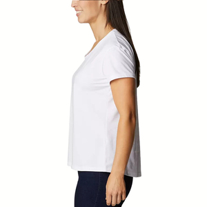 Camisetas de mujer de calidad superior Tela transpirable ligera disponible en diferentes colores Camiseta de mujer - Product Image 3