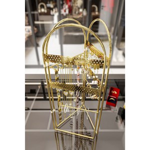 Có Thể Gập Lại 3 Mảnh Trang Trí Đồ Trang Sức Tổ Chức Đứng Cho Bông Tai Chủ, Dây Chuyền Và Vòng Đeo Tay Móc Áo Quà Tặng Cho Cô - Product Image 2