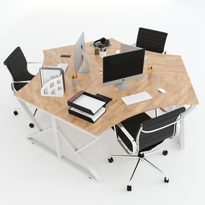 Mesa Minimalista para 3 Personas con Patas de Acero KConcept HBKC022 Requiere Ensamblaje - Product Image 2