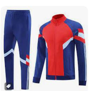 Conjunto de entrenamiento de fútbol para hombre al por mayor de alta calidad, chándales de fútbol con cremallera completa, logotipo de empresa personalizable, transpirable, Invierno - Product Image 3