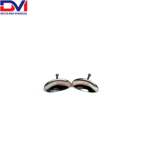 Protector ocular corneal de acero inoxidable | Pequeño 26mm X 17mm | Protector ocular láser | 2 piezas - Product Image 2