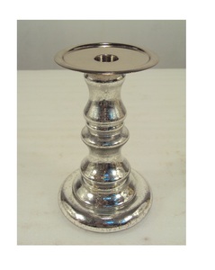Designer Gold Mercury <b>Glass</b> Candleholder Candle Holders - Product Image 3