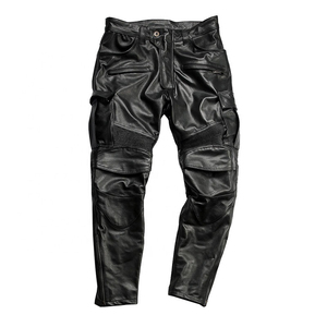Low Price Men's Customizable Full-Sleeve Winter <b>Motorcycle</b> <b>Racing</b> Leather Pants Breathable High Quality Made Pakistan Custom - Product Image 1