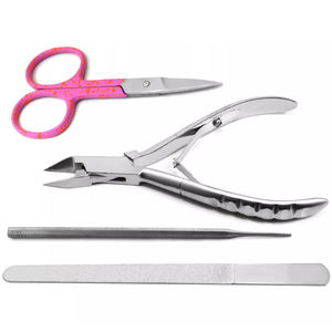 Cortauñas de Acero Inoxidable de Última Generación con Apertura de Mandíbula Ancha para Uñas Gruesas, Juego de 4 Piezas, Profesional y Resistente para el Cuidado de las Uñas - Product Image 1