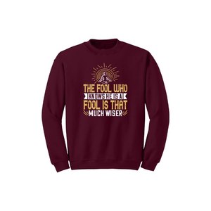 Sweat-shirt en mélange de coton avec des thèmes de bouddha imprimés Style décontracté 12 options de couleur 260-280 Placement de conception personnalisable GSM lourd - Product Image 4