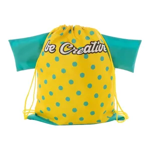กระเป๋าผ้าแบบมีเชือกผูกสำหรับกีฬา ปรับแต่งได้ตามต้องการ โดย CreaDraw - Product Image 6