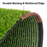 Gazon synthétique de qualité supérieure à drainage rapide, doux au toucher, adapté aux animaux, construction durable, non toxique, inodore, pour zone animale